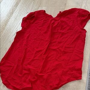Elegant Red Women's Top